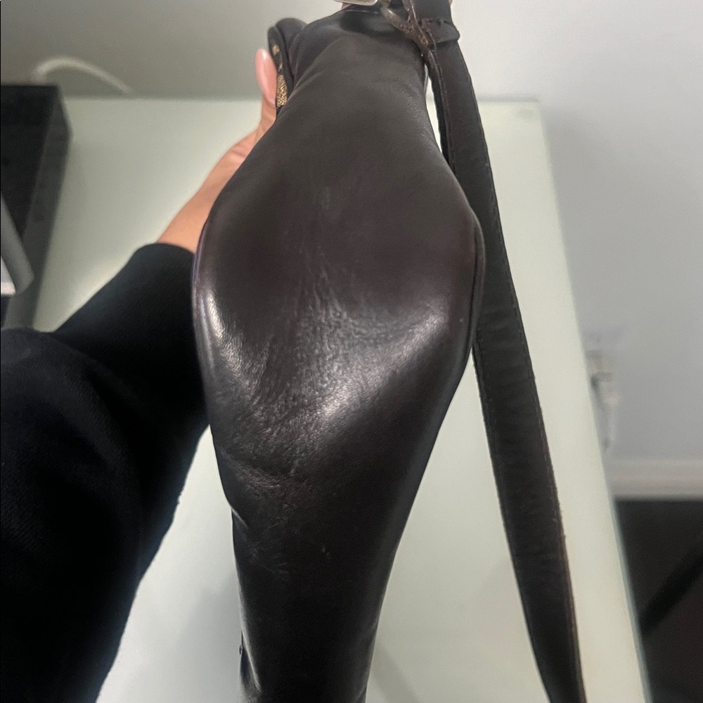 Vintage Fendi Brown FF Monogram Shoulder Bag - Picture 12 of 14